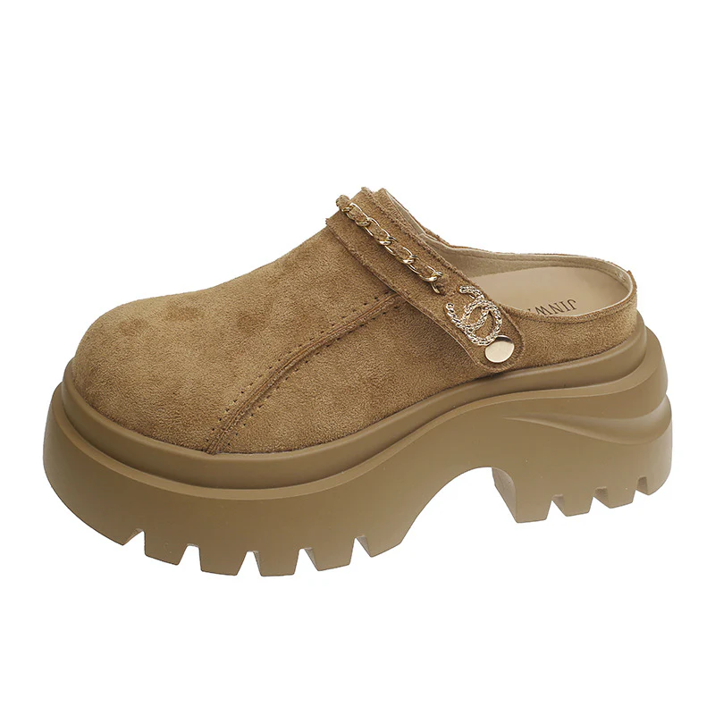 Damen Clogs mit trendiger Logoplatte und rutschsicherer Sohle Heidi Mode - Image 8