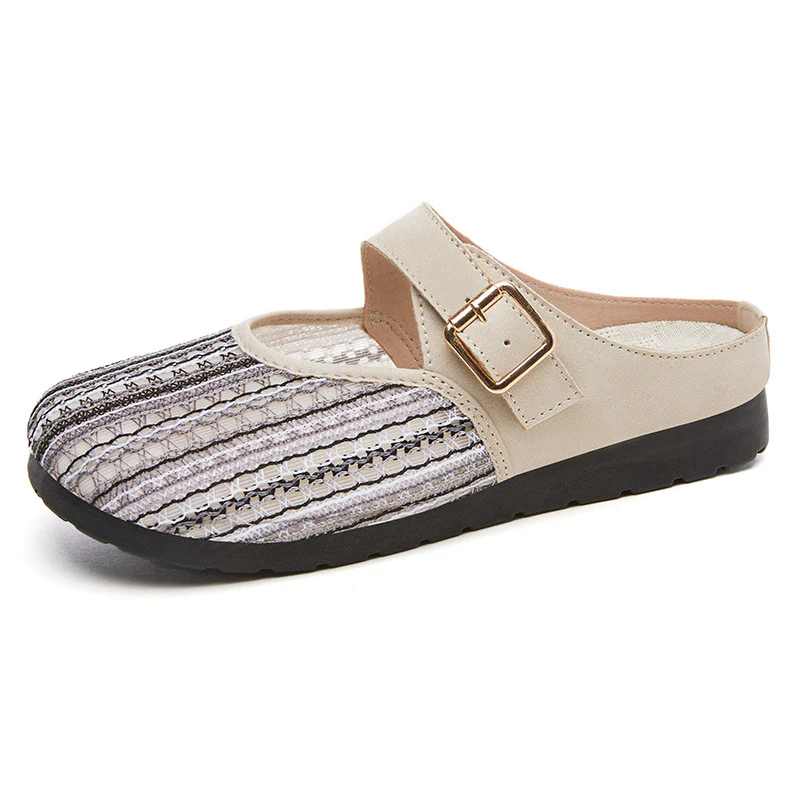 Damen Clogs mit verstellbarem Riemen und komfortablem Fußbett Heidi Mode - Image 6