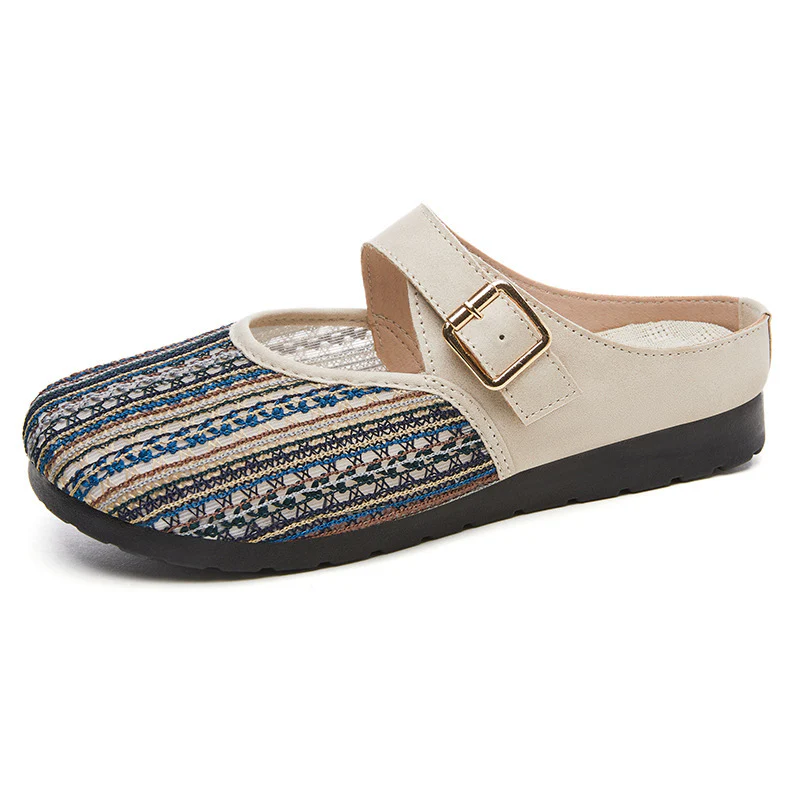Damen Clogs mit verstellbarem Riemen und komfortablem Fußbett Heidi Mode - Image 7