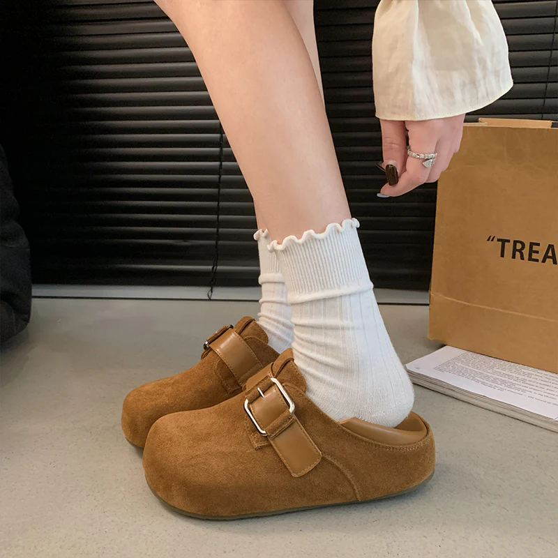 Damen Clogs mit verstellbarer Schnalle und weichem Innenfutter Heidi Mode - Image 4