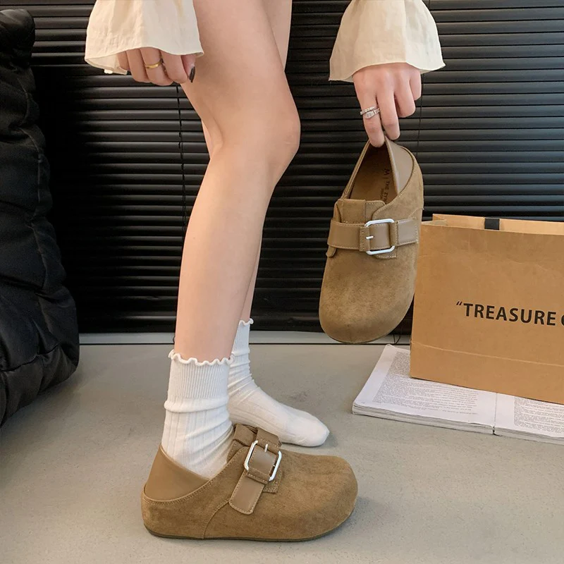 Damen Clogs mit verstellbarer Schnalle und weichem Innenfutter Heidi Mode - Image 7