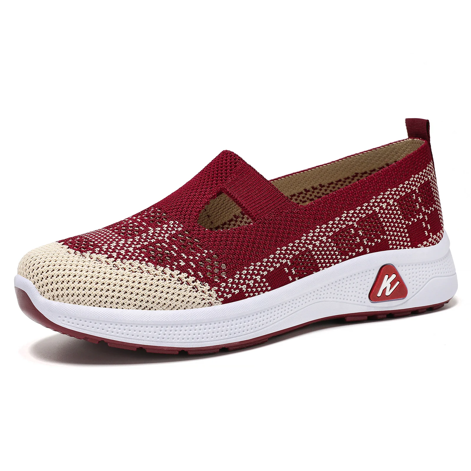 Damen Cushioned Slip-On Sneakers mit atmungsaktivem Obermaterial Heidi Mode - Image 10