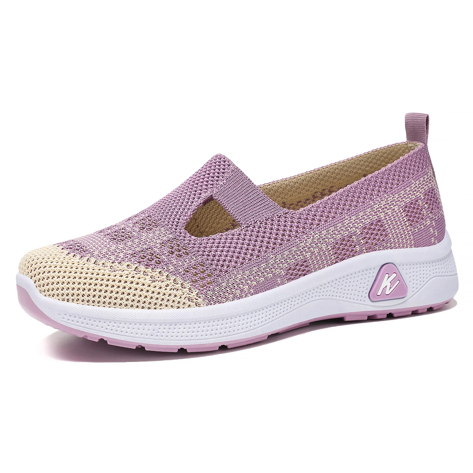 Damen Cushioned Slip-On Sneakers mit atmungsaktivem Obermaterial Heidi Mode - Image 5
