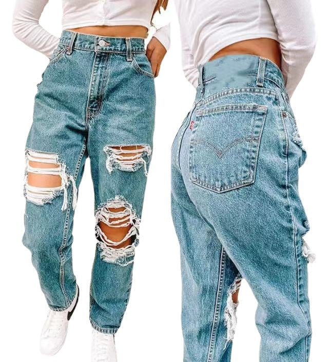 Damen destroyed Jeans Heidi-Mode - Image 5