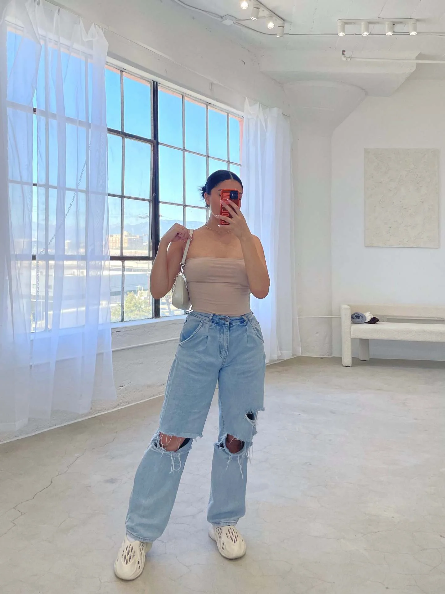 Damen Destroyed Jeans Im Modernen Weitchnitt mit Lässiger Eleganz Heidi-Mode - Image 6