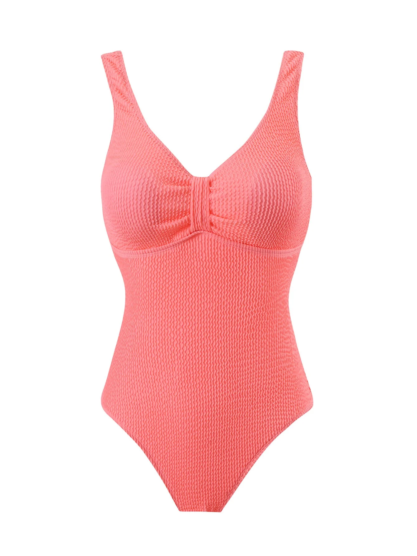 Damen Einteiliger Badeanzug mit Strukturiertem Obermaterial und Sportlichem Schnitt Heidi-Mode - Image 6