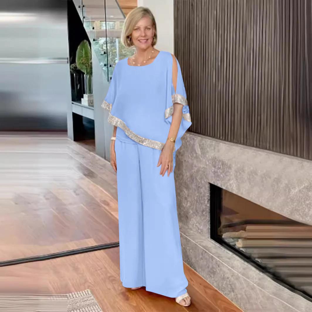 Damen Elegant geschnittenes Zweiteiliges Ensemble Heidi-Mode - Image 8