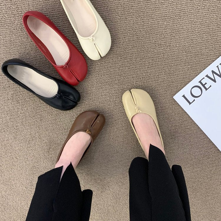 Damen Elegante Ballerinas mit dekorativem Besatz und weichem Fußbett Heidi Mode