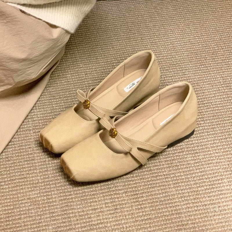 Damen elegante Ballerinas mit dekorativem Riemchen und modischem Schmuckdetail Heidi Mode - Image 8