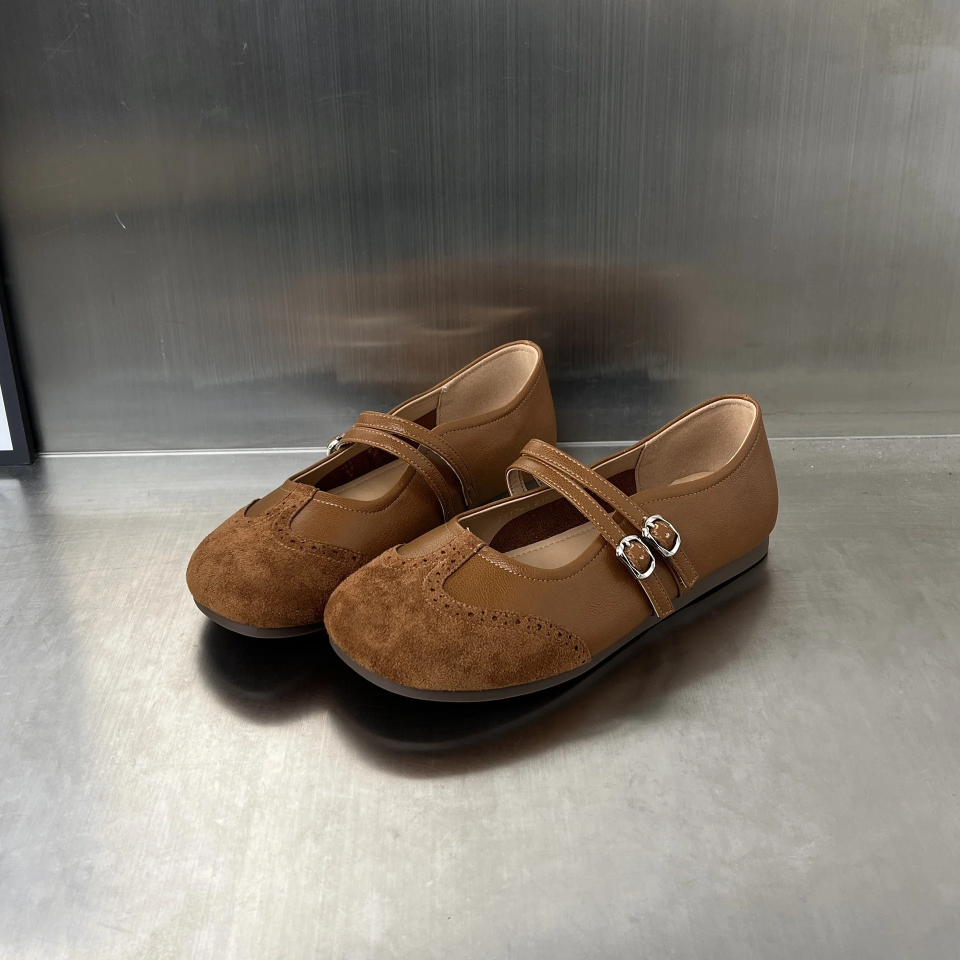 Damen elegante Ballerinas mit dekorativem Riemen und hochwertiger Verarbeitung Heidi Mode - Image 7