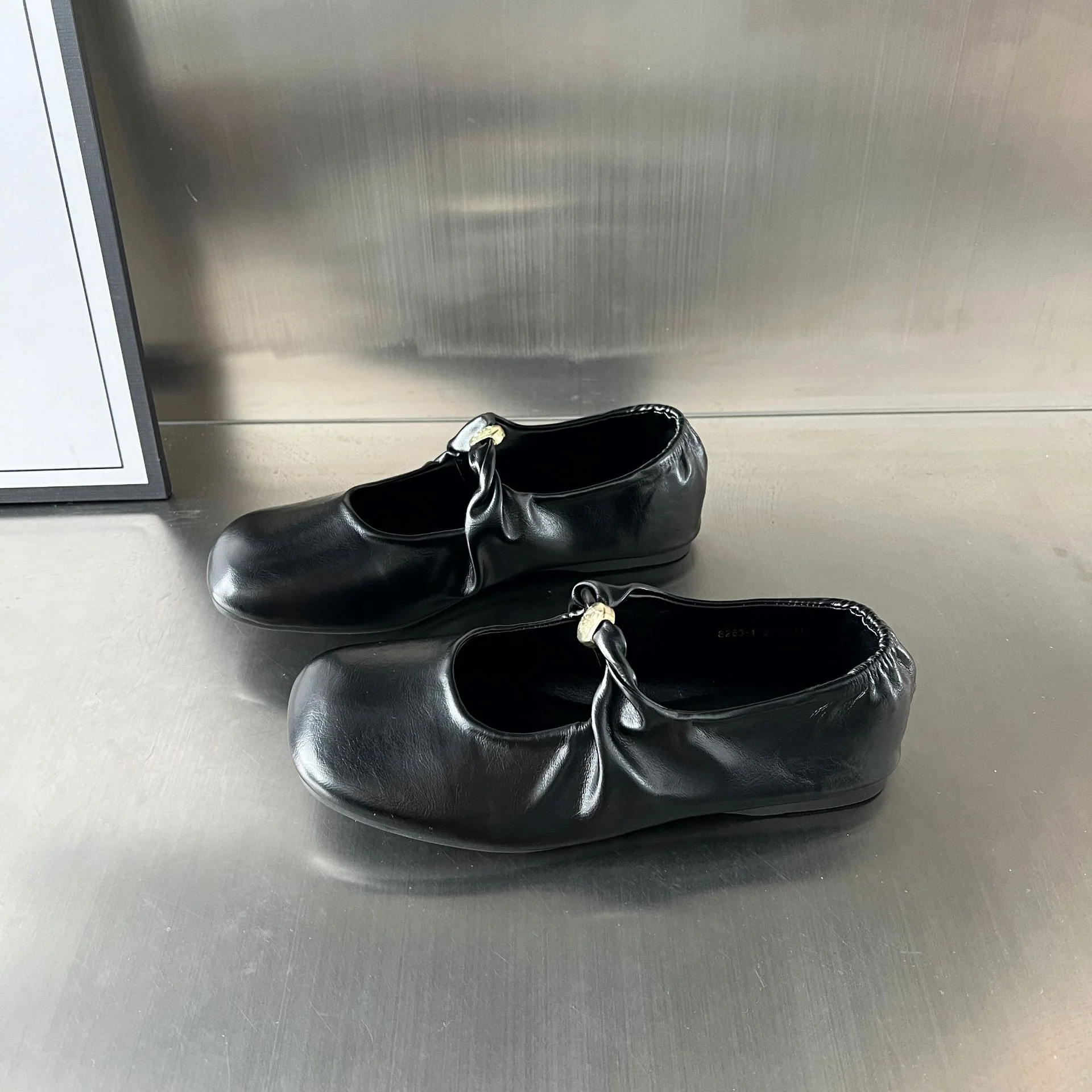 Damen elegante Ballerinas mit dekorativem Riemen und komfortablem Fußbett Heidi Mode - Image 7