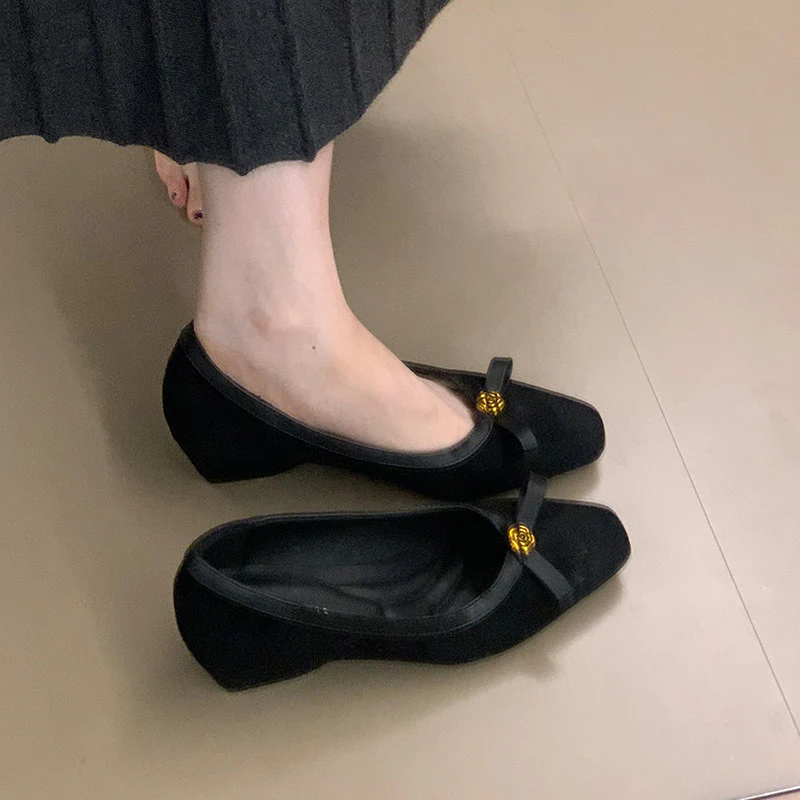 Damen elegante Ballerinas mit dekorativer Schleife Heidi Mode - Image 6