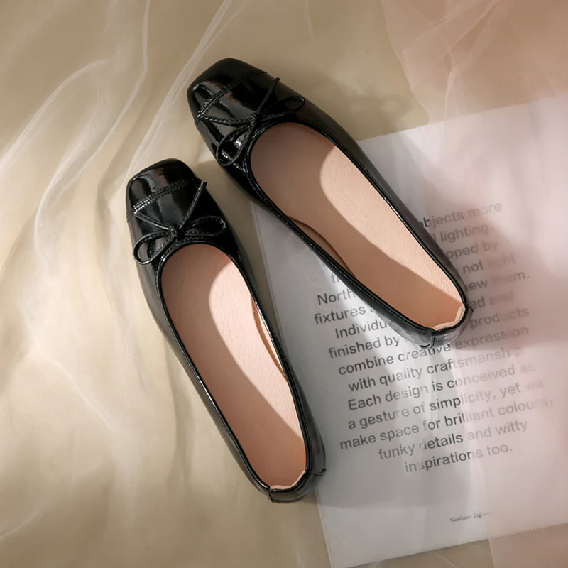 Damen elegante Ballerinas mit dekorativer Schleifenverzierung Heidi Mode - Image 6