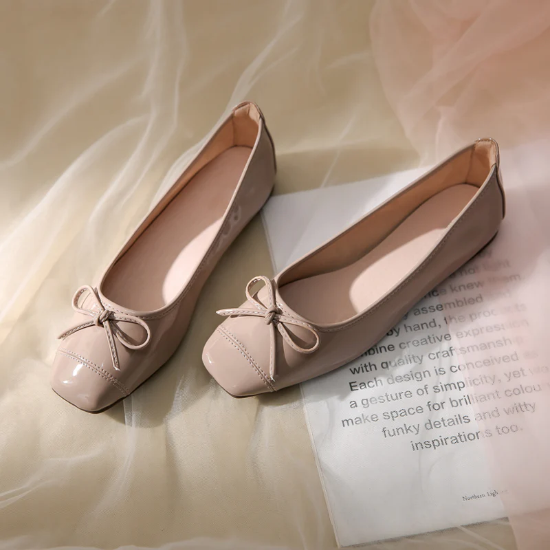 Damen elegante Ballerinas mit dekorativer Schleifenverzierung Heidi Mode - Image 8