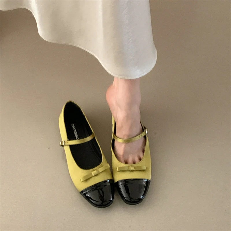 Damen Elegante Ballerinas mit dekorativer Schleifenverzierung und hochwertiger Lederoberfläche Heidi Mode - Image 8