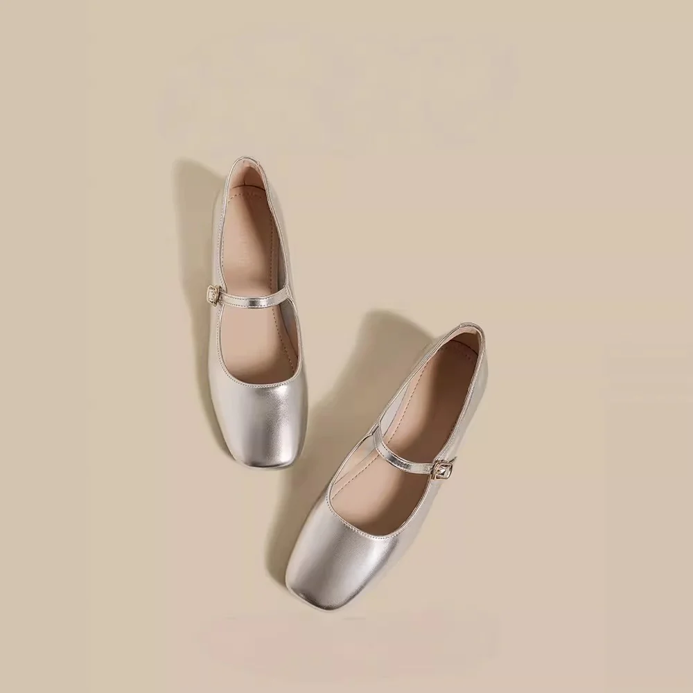Damen elegante Ballerinas mit dekorativer Schnalle Heidi Mode - Image 6