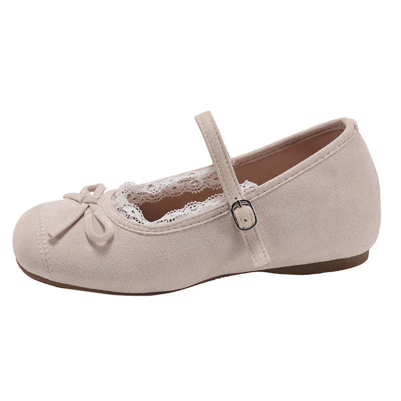 Damen elegante Ballerinas mit feiner Spitzenverzierung und praktischem Schnallenverschluss Heidi Mode - Image 5