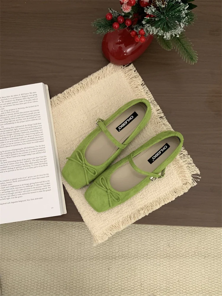 Damen elegante Ballerinas mit floralem Muster und zierlichen Riemen Heidi Mode - Image 6