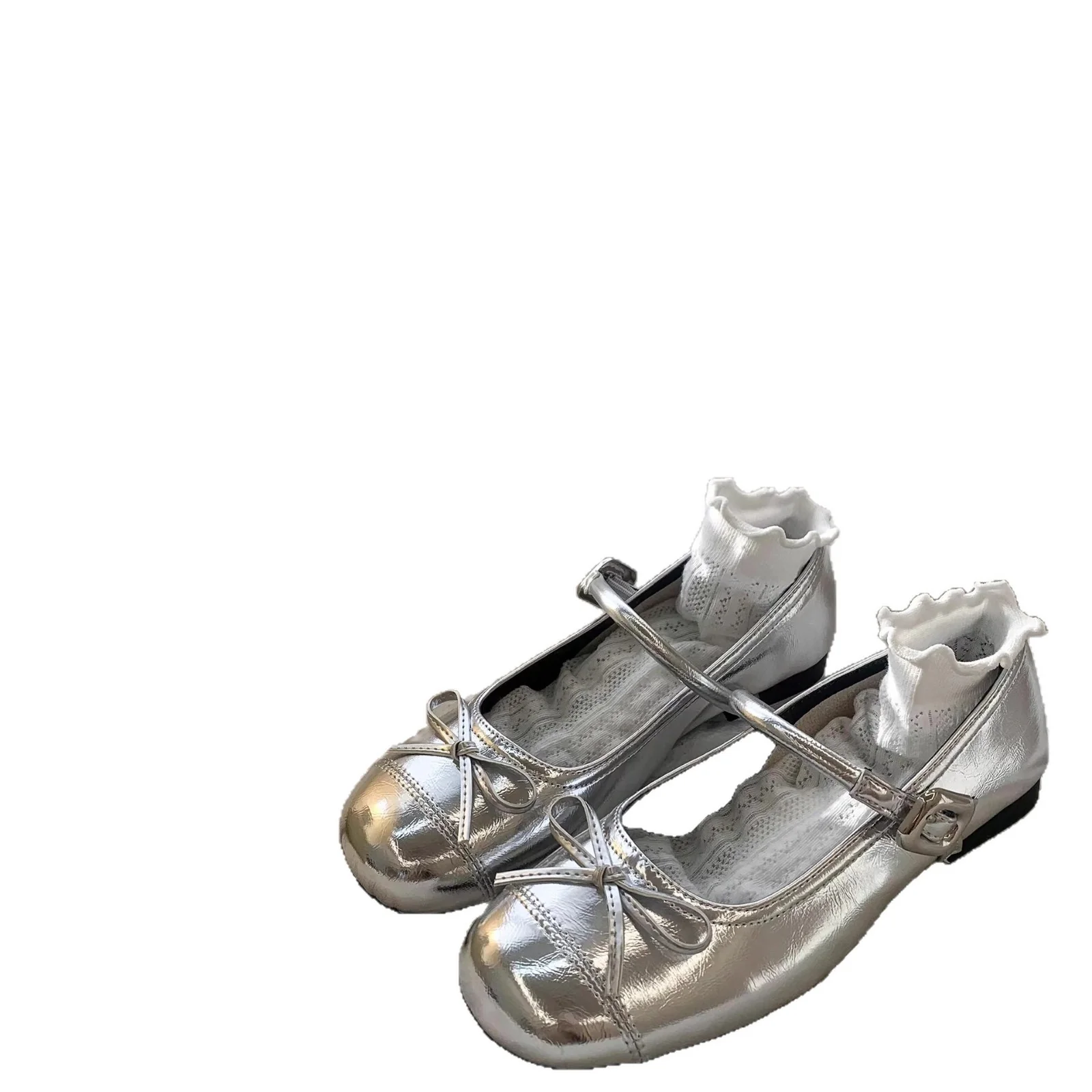 Damen elegante Ballerinas mit floralem Spitzen-Design und komfortablem Fußbett Heidi Mode - Image 5