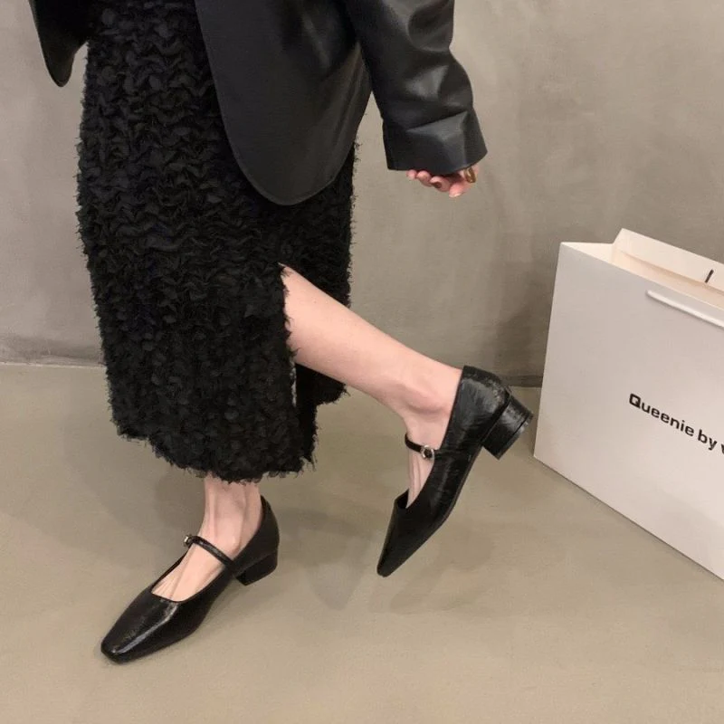 Damen elegante Ballerinas mit glänzender Metalloberfläche und komfortabler Ferse Heidi Mode - Image 2