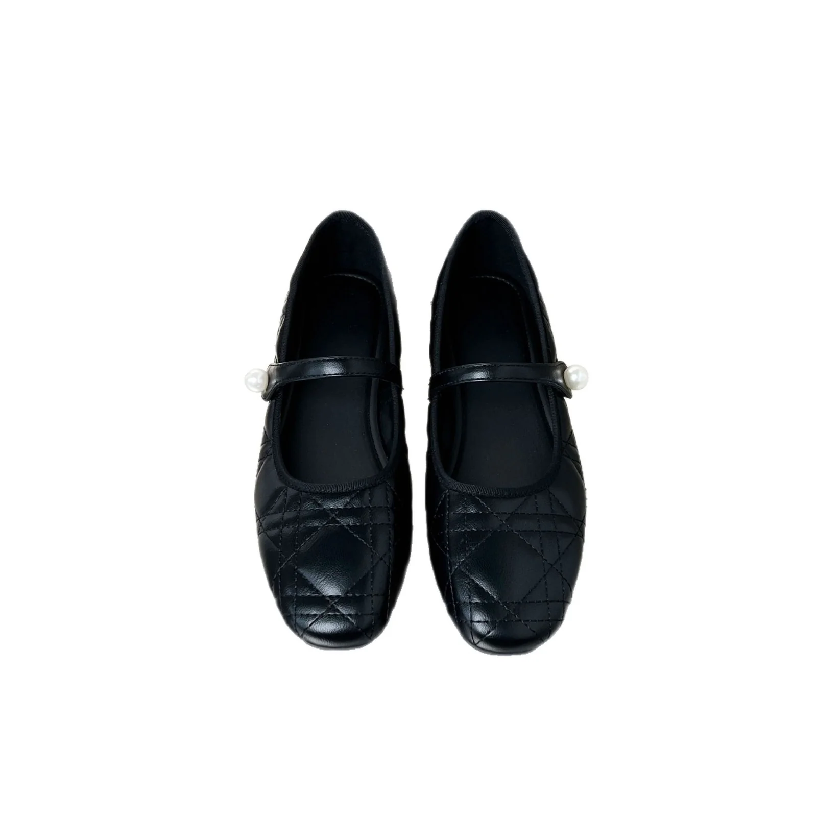 Damen elegante Ballerinas mit hochwertiger Lederoberfläche und modischen Riemen Heidi Mode - Image 5
