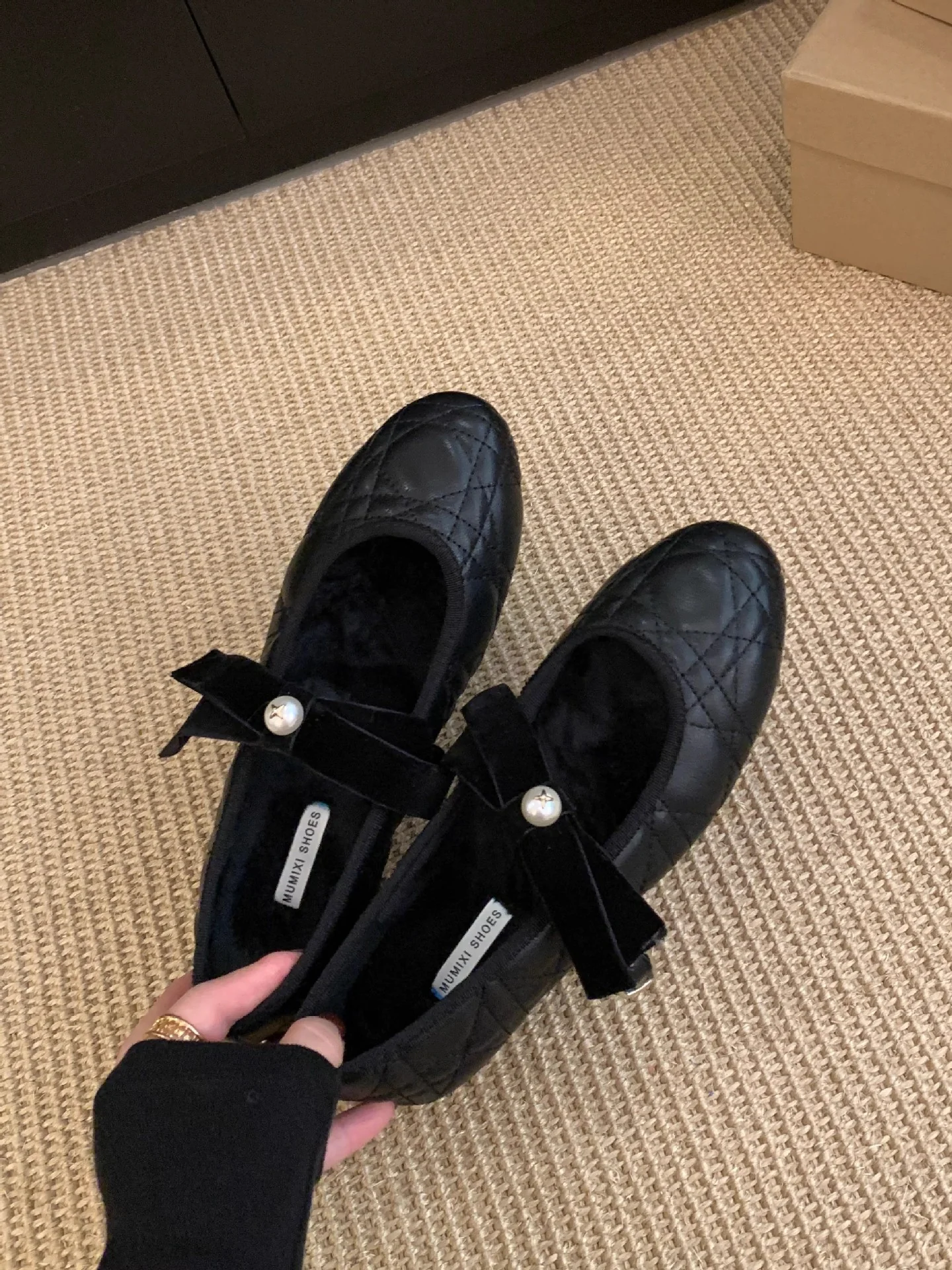 Damen elegante Ballerinas mit klassischem Schnitt und trendiger Zierborte Heidi Mode - Image 6