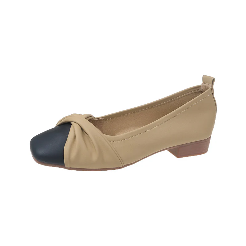 Damen elegante Ballerinas mit modischem Knotted-Design und hochwertigem Leder Heidi Mode - Image 7