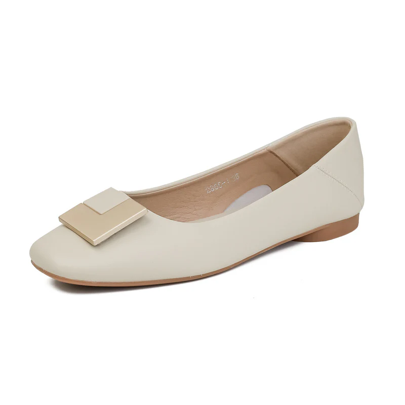 Damen elegante Ballerinas mit modischem Metallakzent Heidi Mode - Image 5
