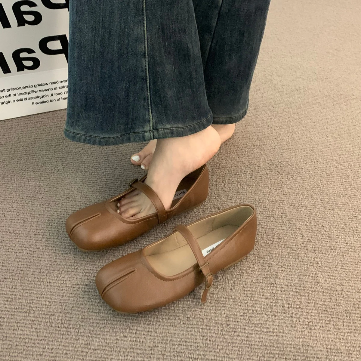 Damen elegante Ballerinas mit modischem Riemchen und komfortabler Passform Heidi Mode - Image 4