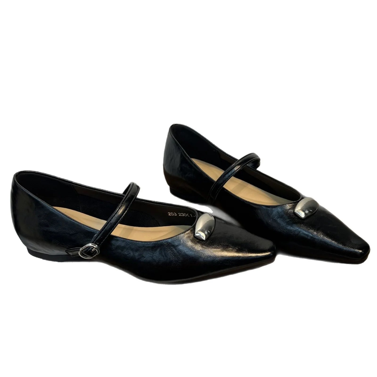 Damen Elegante Ballerinas mit modischem Riemen und komfortablem Fußbett Heidi Mode - Image 5