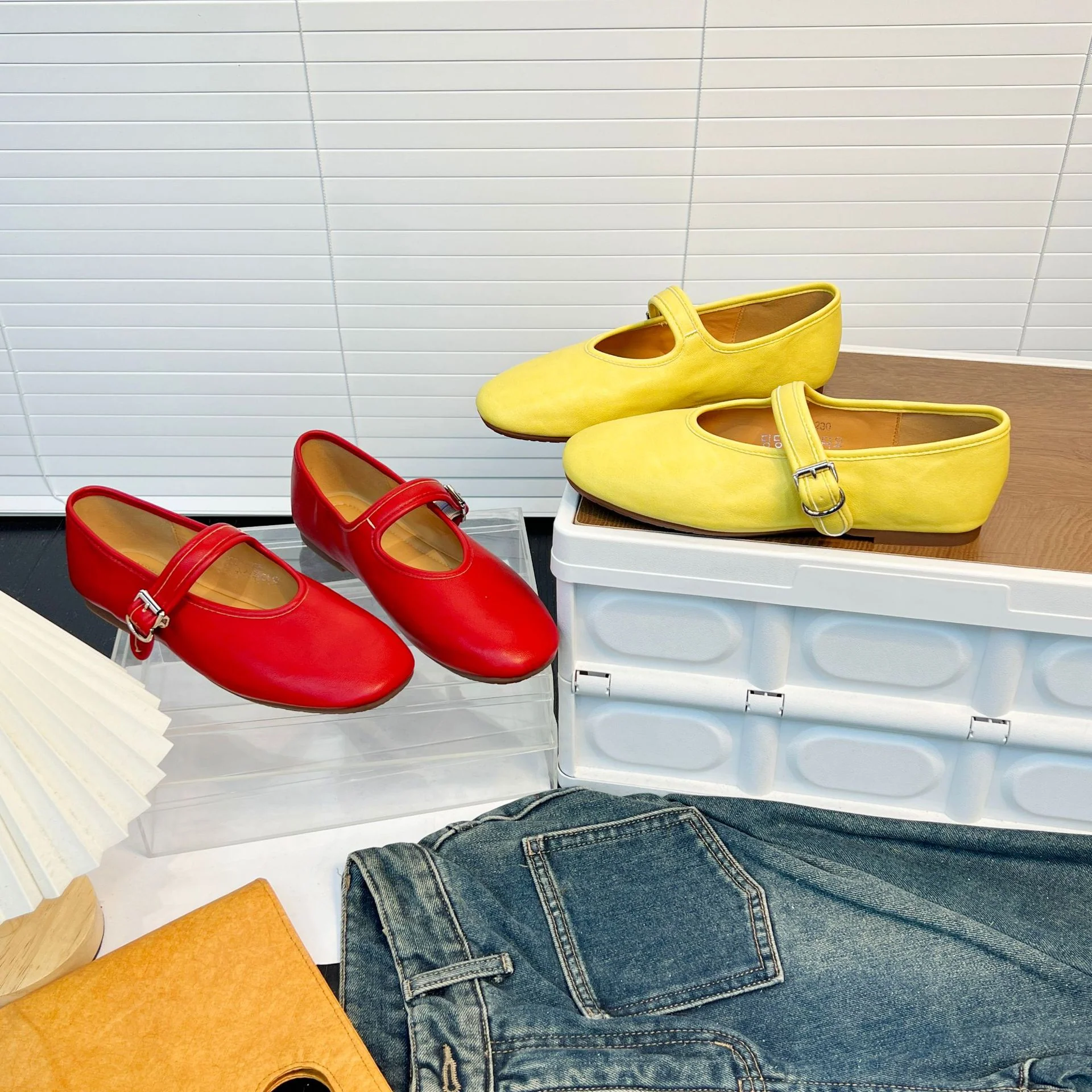 Damen Elegante Ballerinas mit modischem Riemen und komfortabler Innensohle Heidi Mode - Image 3