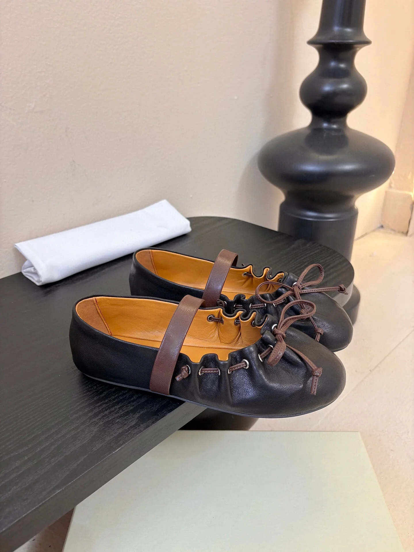 Damen elegante Ballerinas mit modischem Riemen und rutschfester Sohle Heidi Mode - Image 6