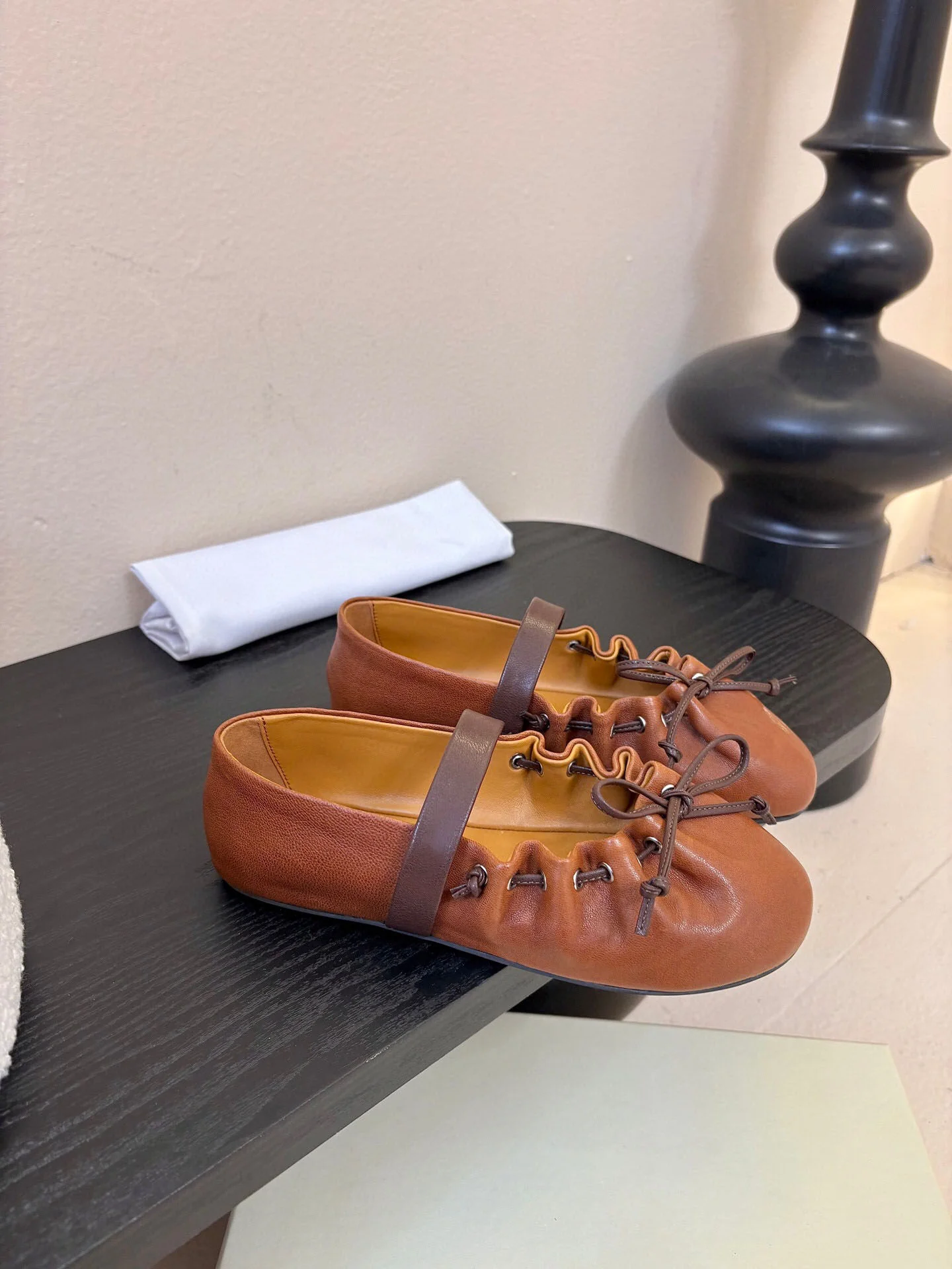 Damen elegante Ballerinas mit modischem Riemen und rutschfester Sohle Heidi Mode - Image 7
