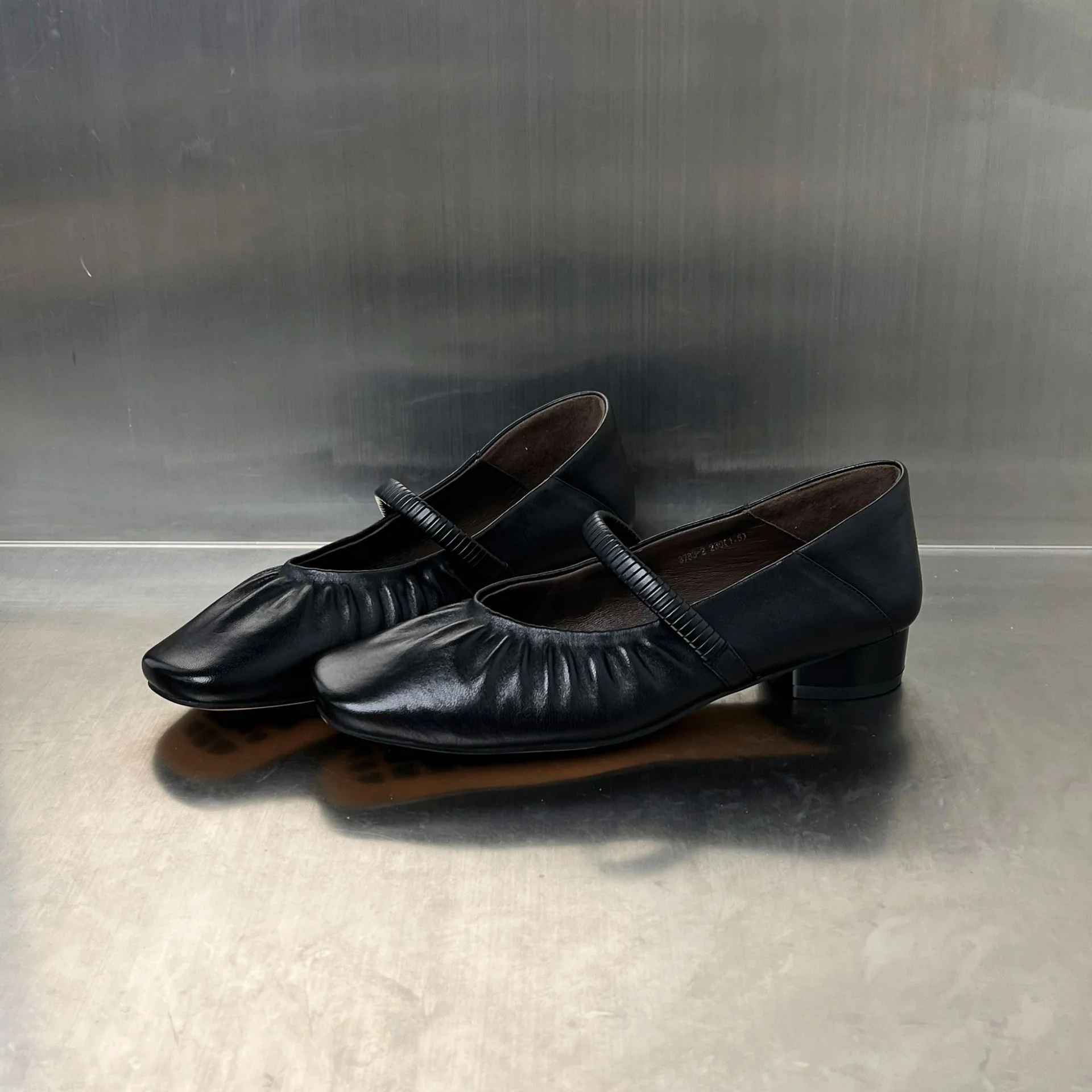 Damen elegante Ballerinas mit modischem Riemen und weich gepolsterter Innensohle Heidi Mode - Image 2