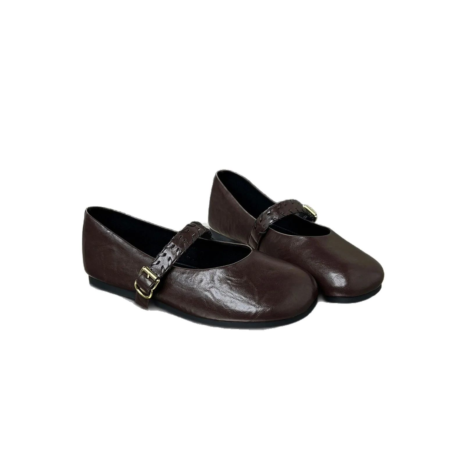 Damen Elegante Ballerinas mit modischem Riemenverschluss Heidi Mode - Image 5