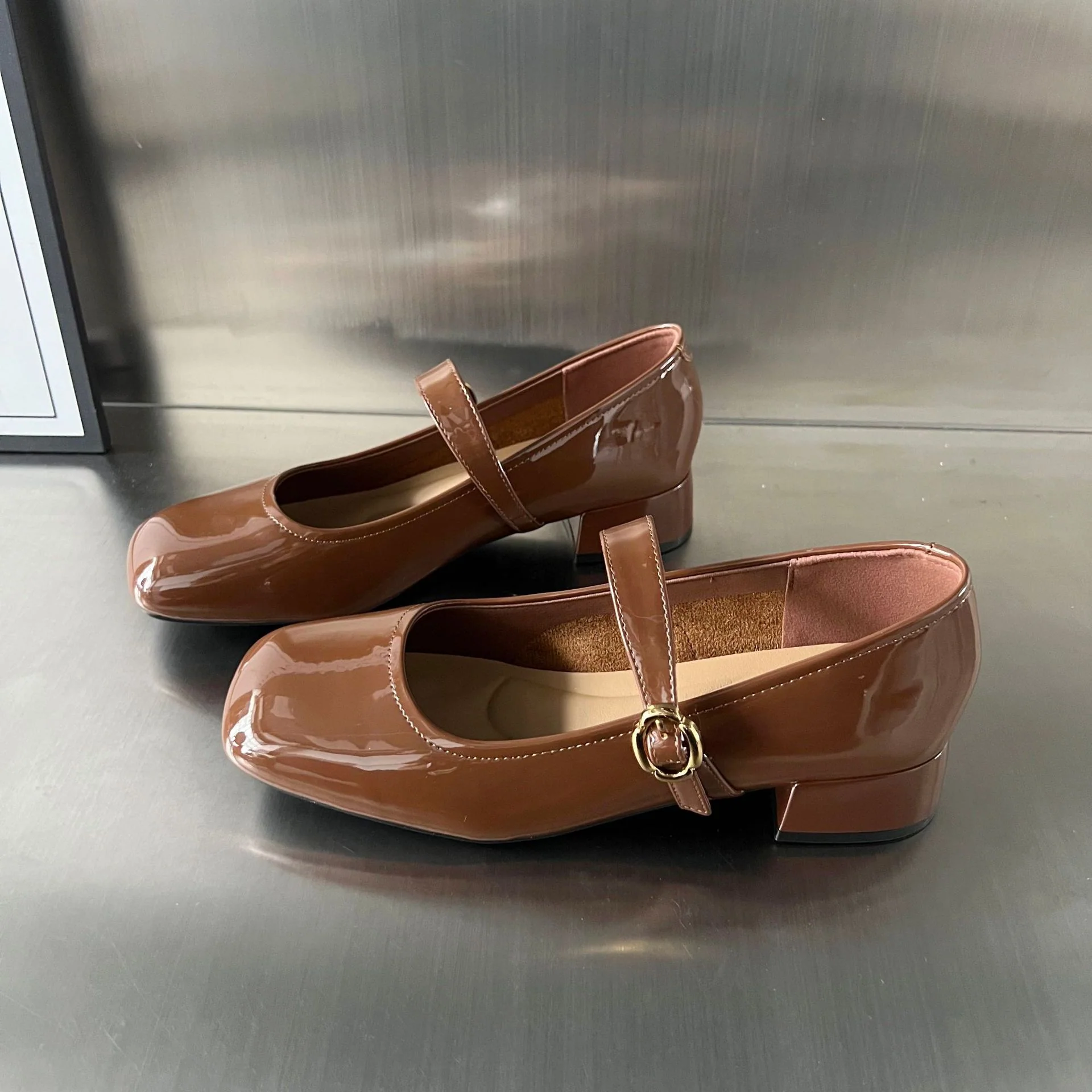 Damen elegante Ballerinas mit modischer Riemenverzierung Heidi Mode - Image 2