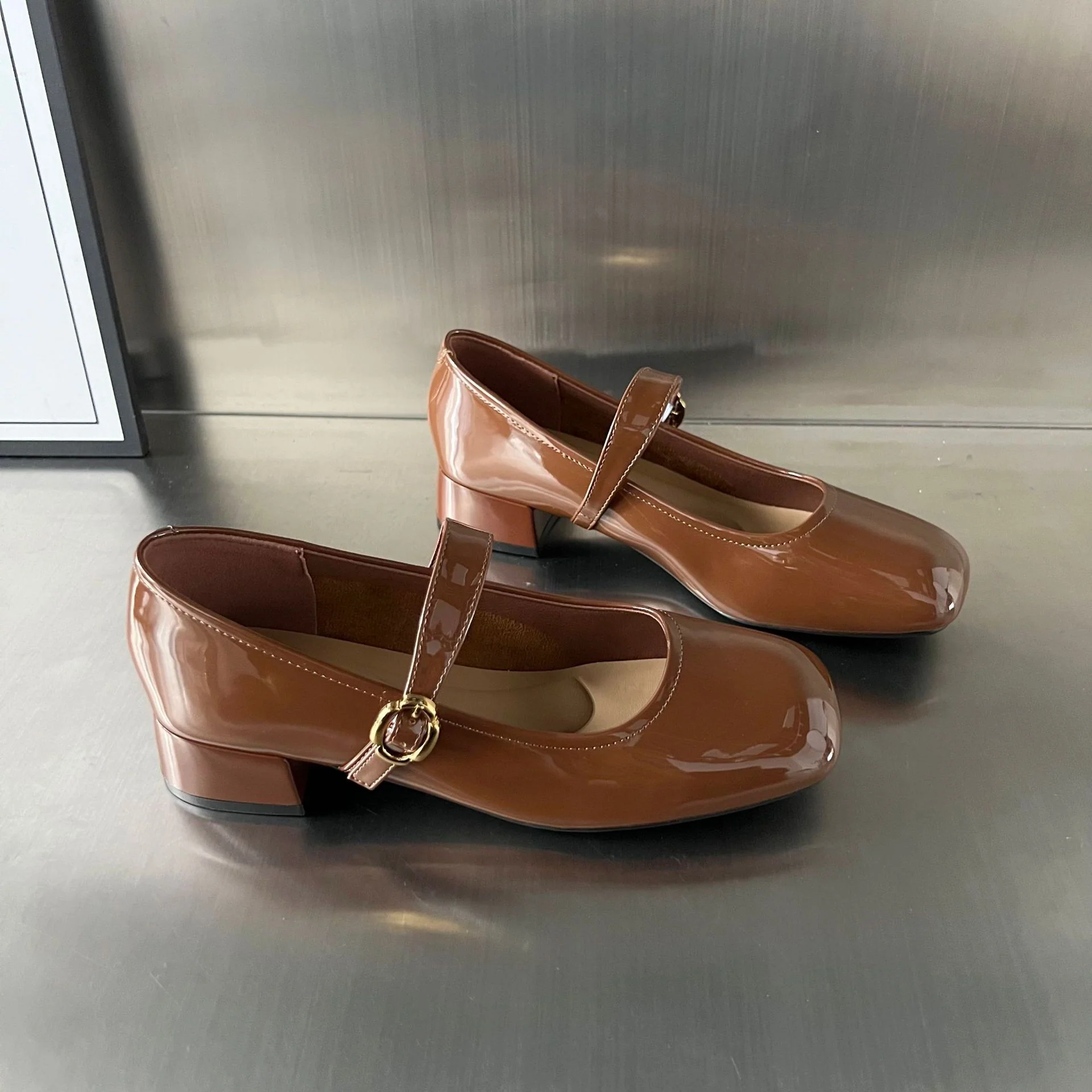 Damen elegante Ballerinas mit modischer Riemenverzierung Heidi Mode - Image 5