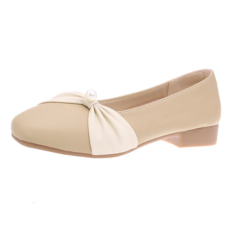 Damen elegante Ballerinas mit modischer Rüschendetail und Perlenakzent Heidi Mode - Image 7