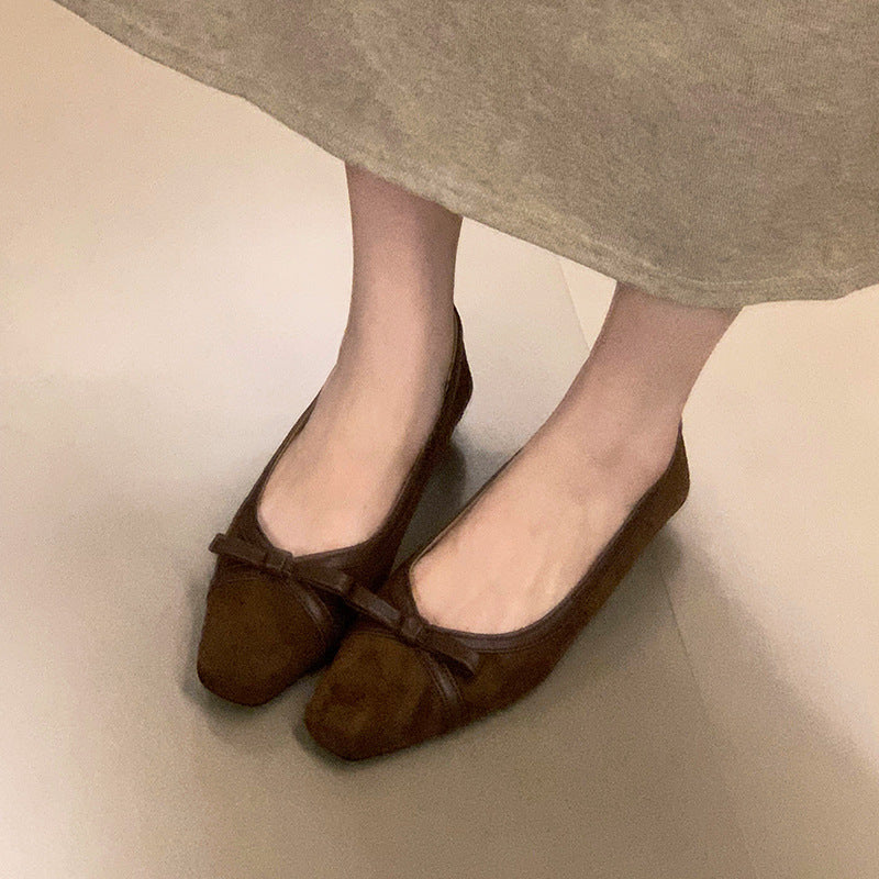 Damen elegante Ballerinas mit modischer Schleife und weich gepolsterter Innensohle Heidi Mode - Image 2