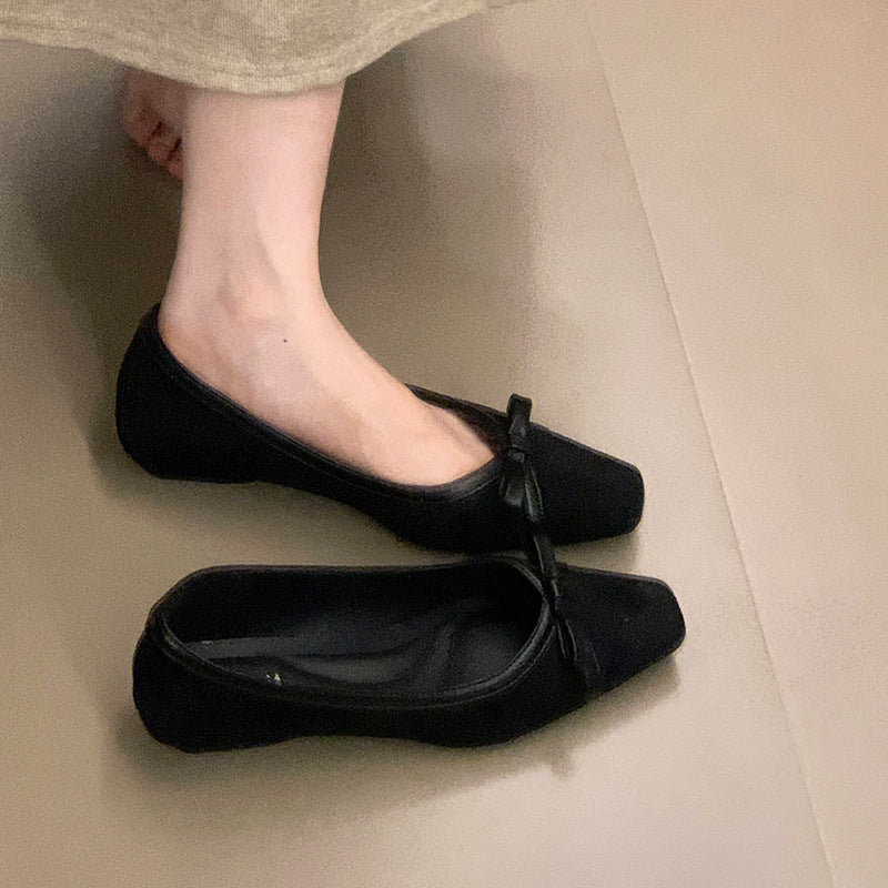 Damen elegante Ballerinas mit modischer Schleife und weich gepolsterter Innensohle Heidi Mode - Image 6