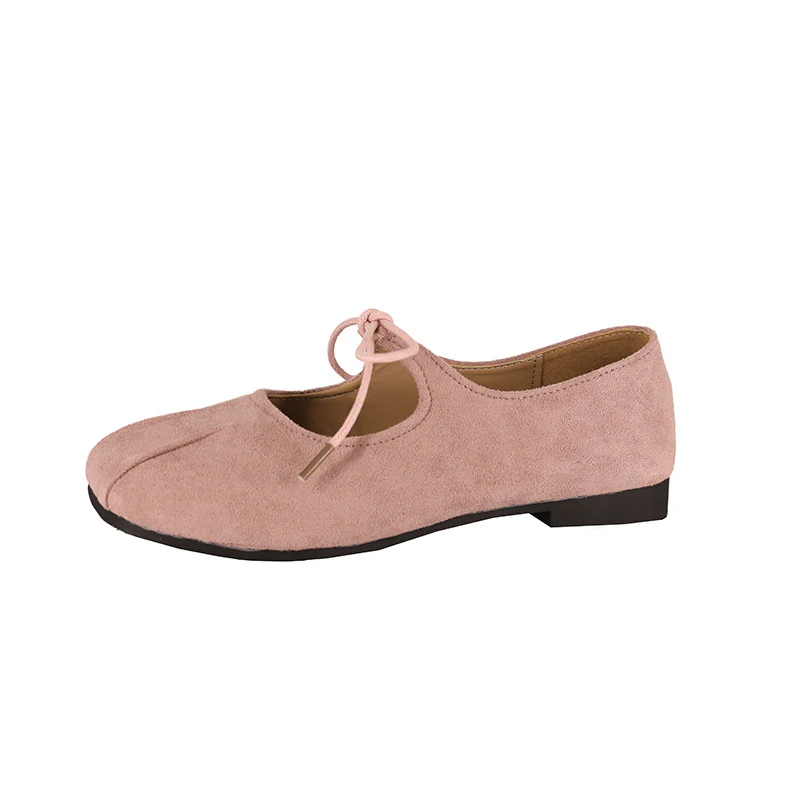 Damen elegante Ballerinas mit praktischer Schleifenverzierung und hochwertigem Wildlederoberteil Heidi Mode - Image 9