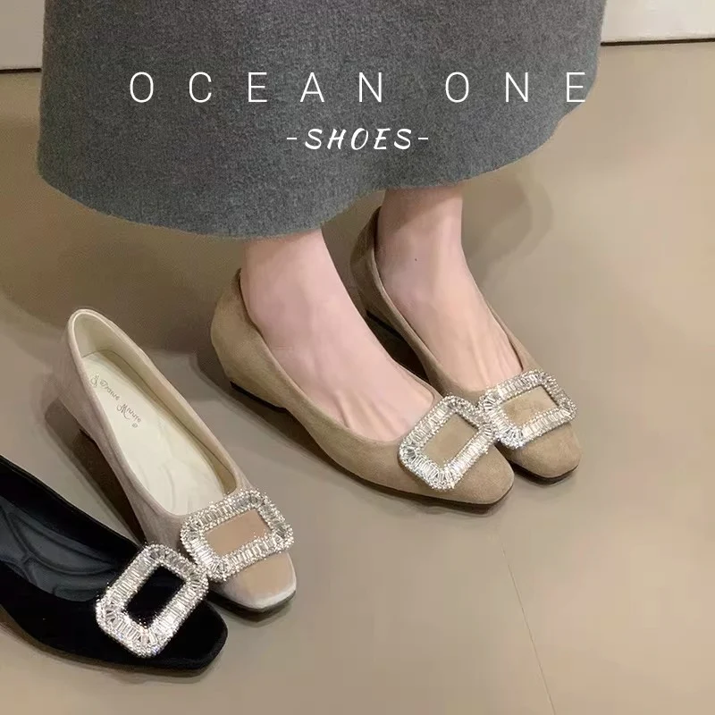 Damen elegante Ballerinas mit schimmerndem Schmuckdetail Heidi Mode - Image 3