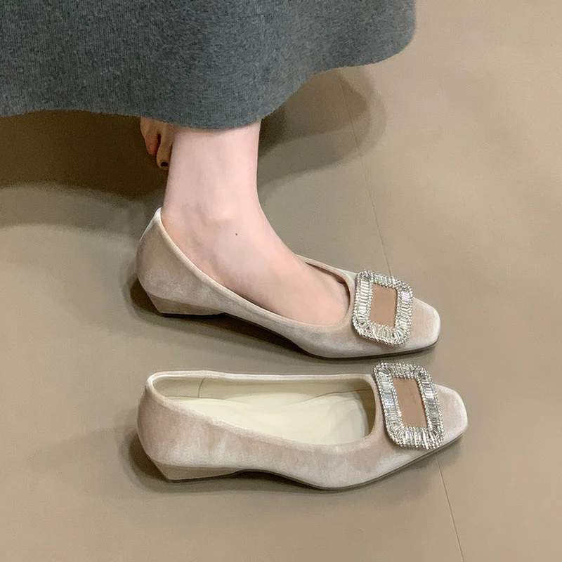 Damen elegante Ballerinas mit schimmerndem Schmuckdetail Heidi Mode - Image 6