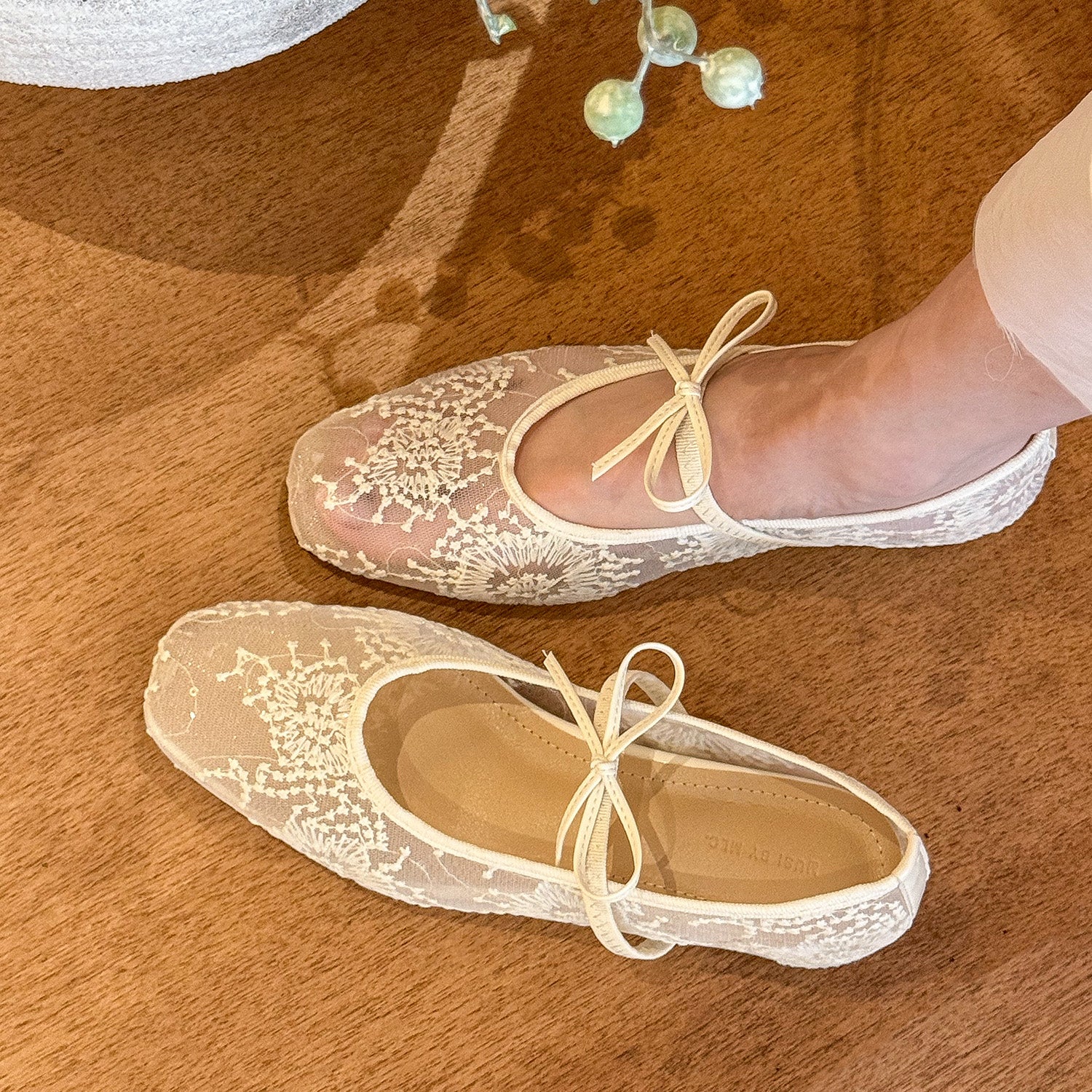 Damen elegante Ballerinas mit verspieltem Schleifendesign Heidi Mode - Image 2