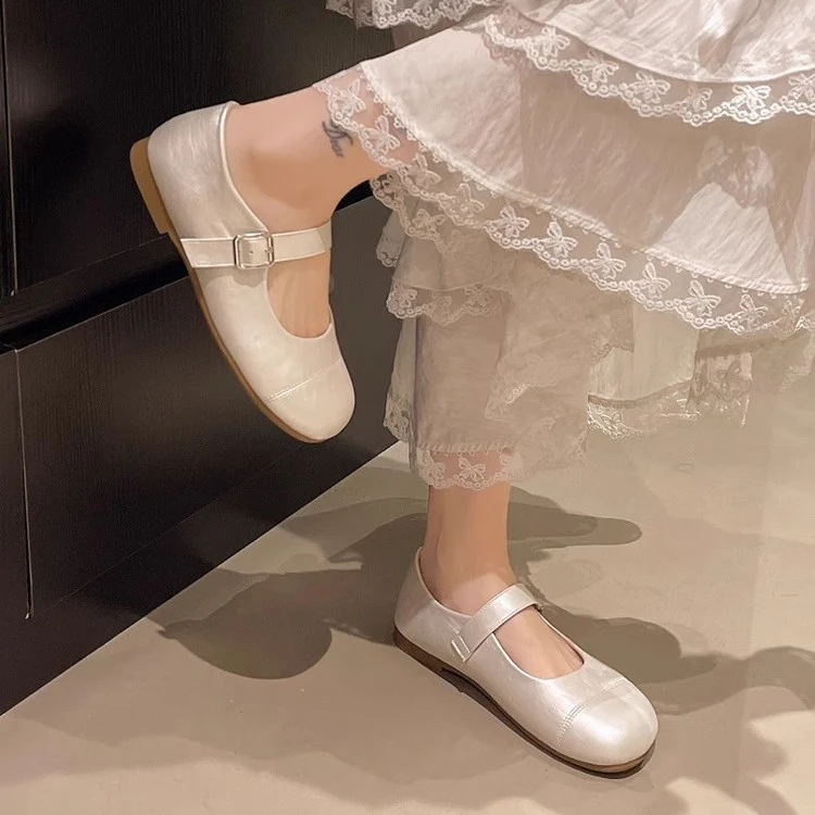 Damen Elegante Ballerinas mit verstellbarem Riemchen und komfortablem Innenfutter Heidi Mode - Image 4