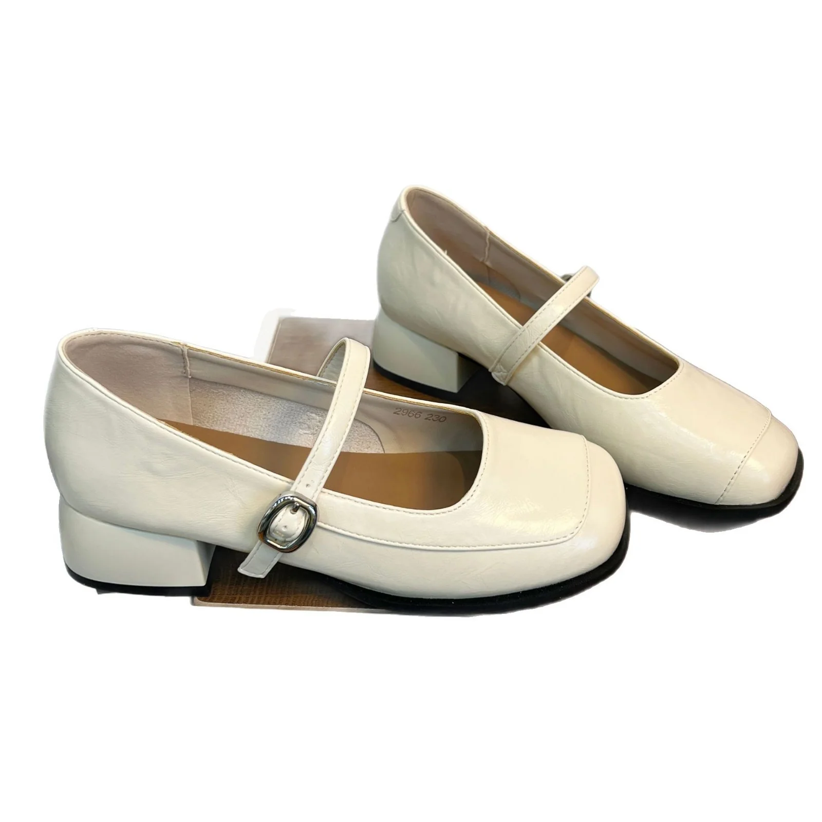 Damen elegante Ballerinas mit verstellbarem Riemen und bequemem Fußbett Heidi Mode - Image 5
