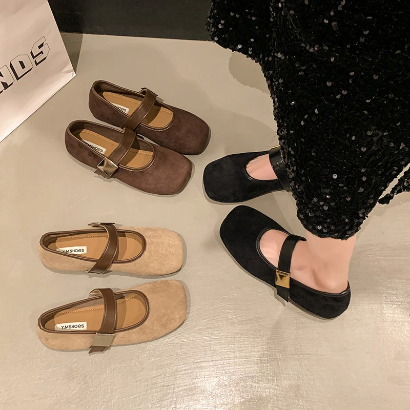 Damen Elegante Ballerinas mit verstellbarem Riemen und hochwertiger Verarbeitung Heidi Mode - Image 4