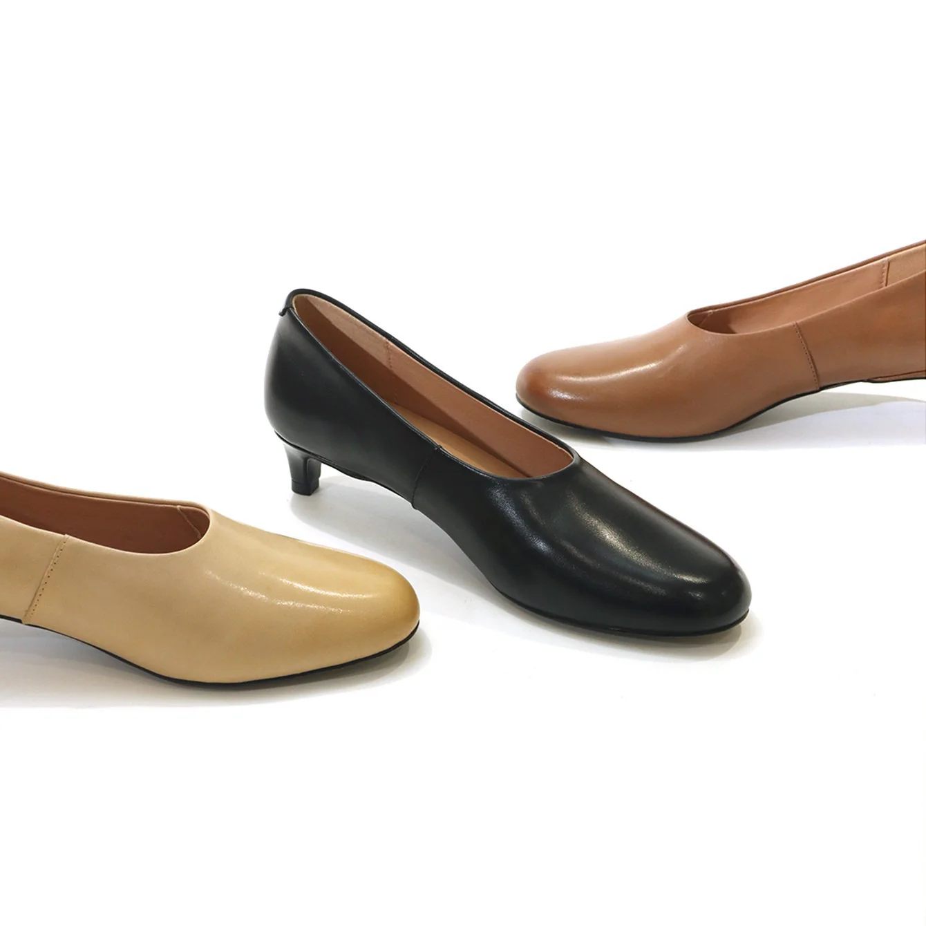Damen elegante Ballerinas mit zeitlosem Design und komfortablem Fußbett Heidi Mode