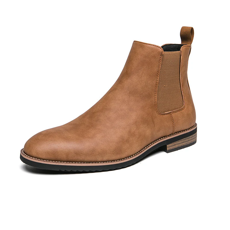 Damen Elegante Chelsea-Boots aus hochwertigem Kunstleder mit flexiblem Gummizug Heidi Mode - Image 5