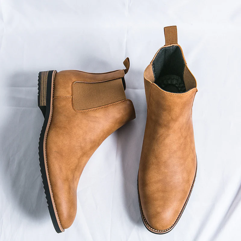 Damen Elegante Chelsea-Boots aus hochwertigem Kunstleder mit flexiblem Gummizug Heidi Mode - Image 7